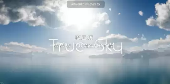 Blender插件-模拟三维空间真实天空 True-Sky V2.2.4 Blender插件-模拟三维空间真实天空 True-Sky V2.2.4